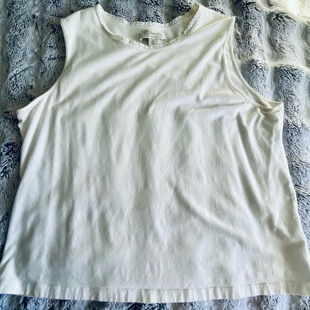 CJ Banks Sleeveless Top